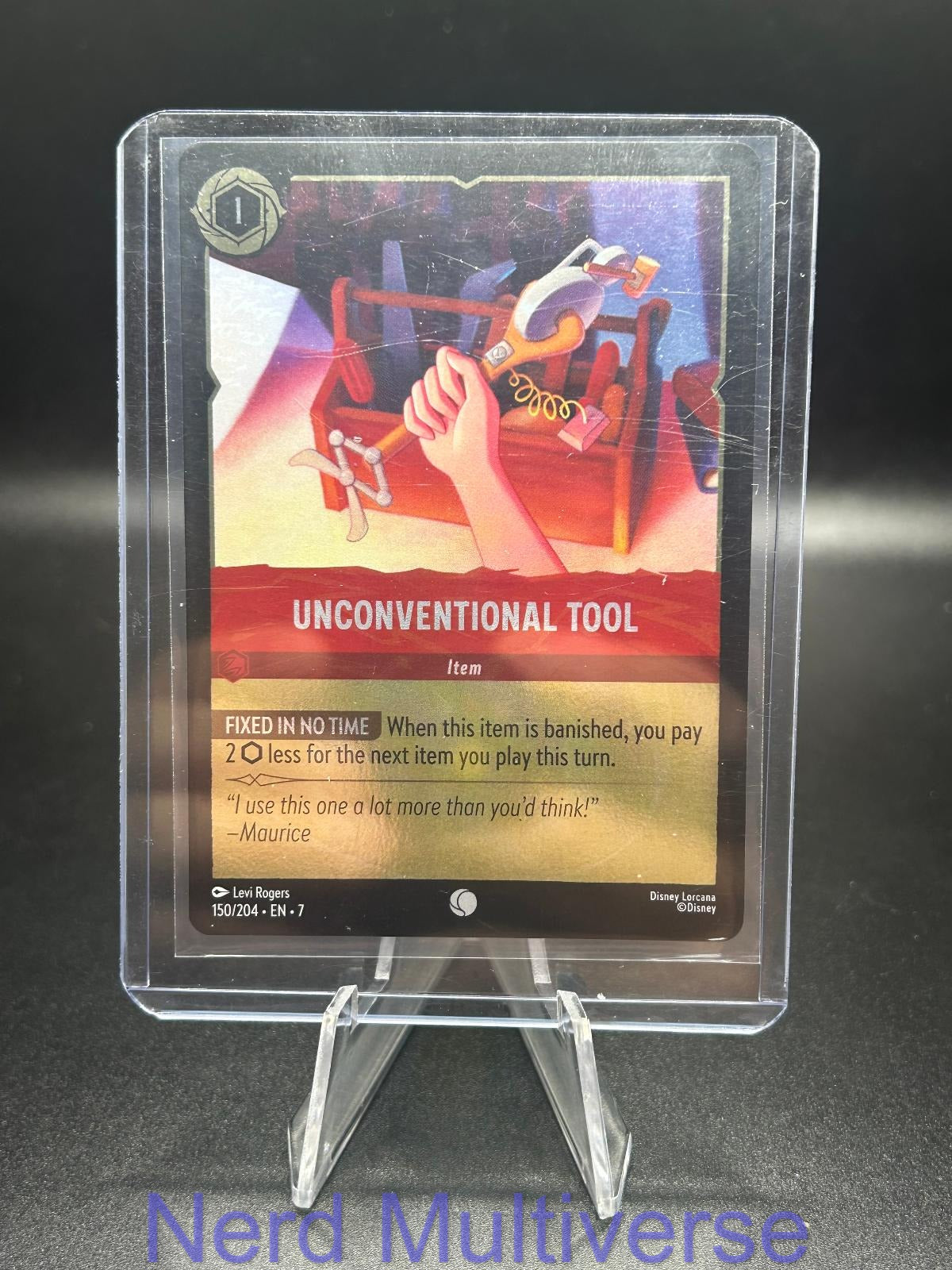 UNCONVENTIONAL TOOL 150/204 C ARCHAZIA'S ISLAND LORCANA COLD FOIL NM/M