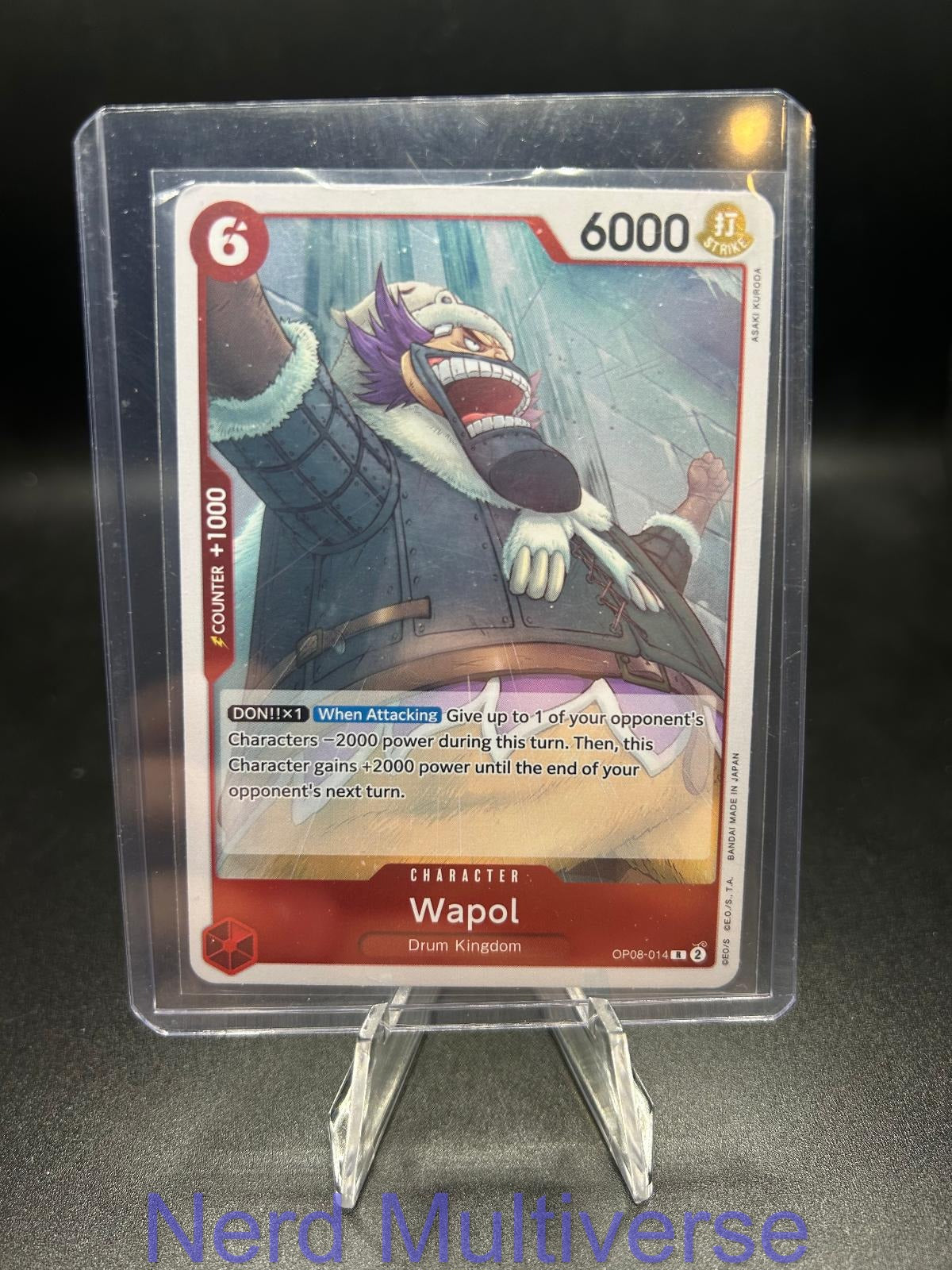 WAPOL OP08-014 R TWO LEGENDS ONE PIECE FOIL NM/M