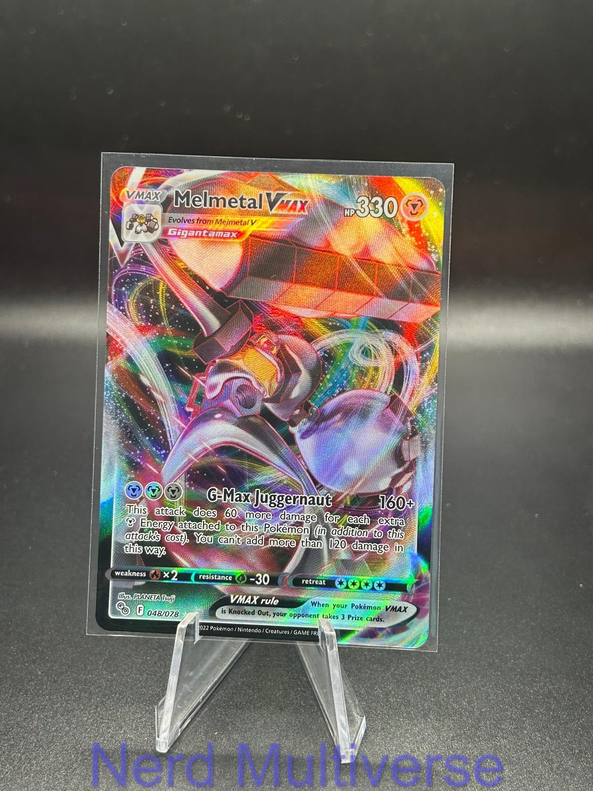 MELMETAL VMAX 048/078 HOLO UR POKEMON GO POKEMON NM/M