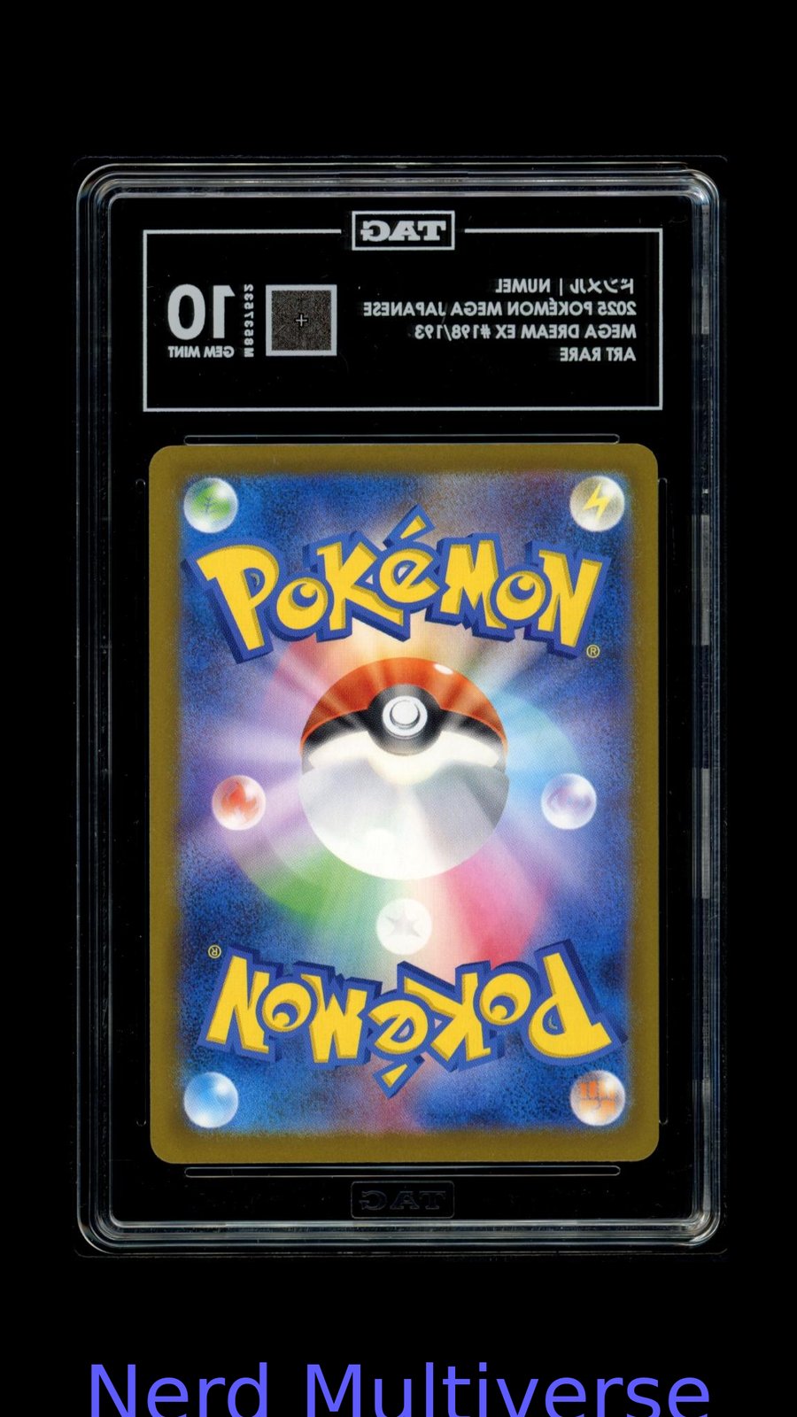 ドンメル NUMEL 198/193 ART RARE MEGA DREAM EX POKEMON TAG 10 532