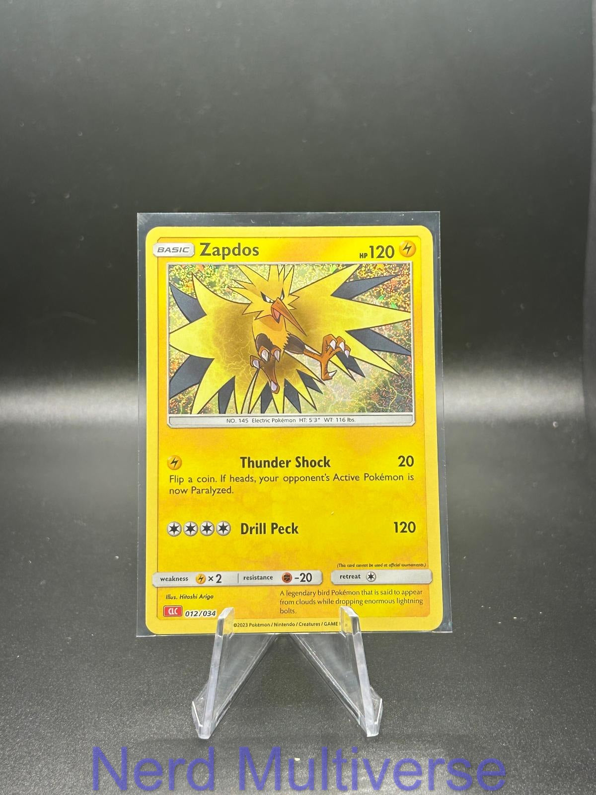 ZAPDOS 012/034 HOLO CLASSIC COLLECTION TRADING CARD GAME CLASSIC POKEMON NM/M
