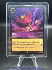 IAGO - REAPPEARING PARROT 45/204 C AZURITE SEA LORCANA COLD FOIL NM/M