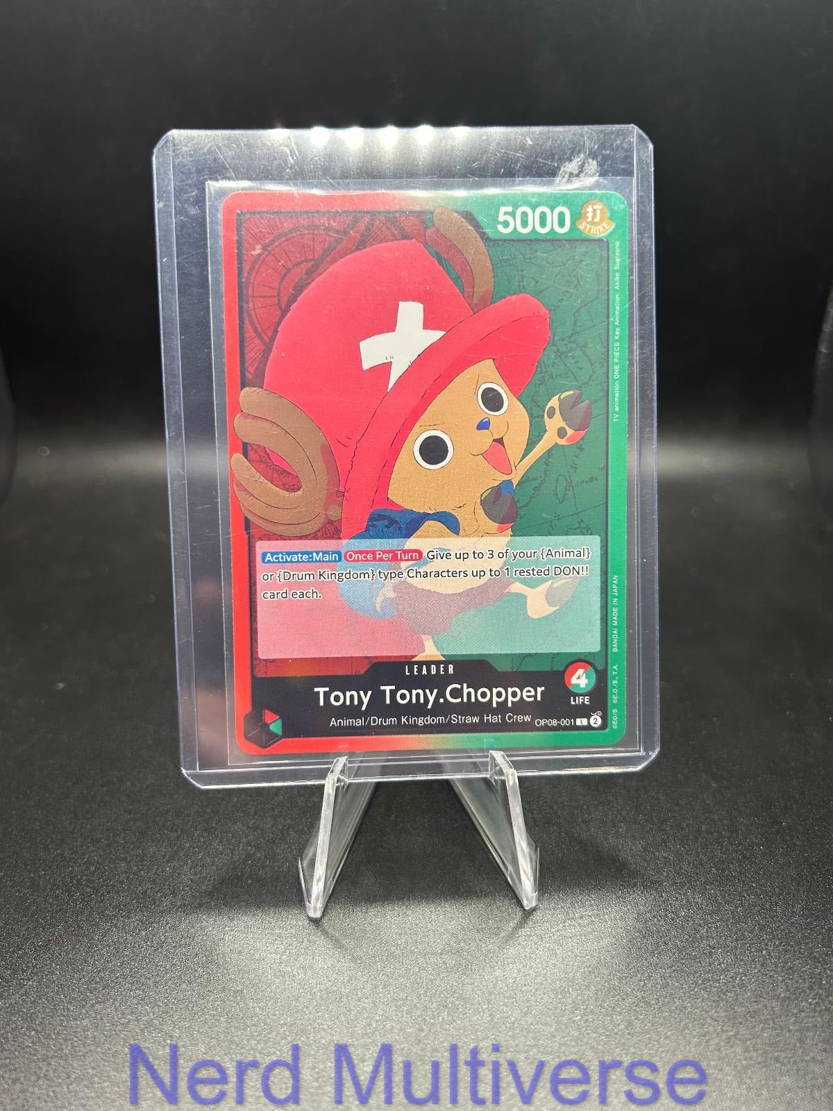 TONY TONY.CHOPPER (001) OP08-001 L TWO LEGENDS ONE PIECE NM/M