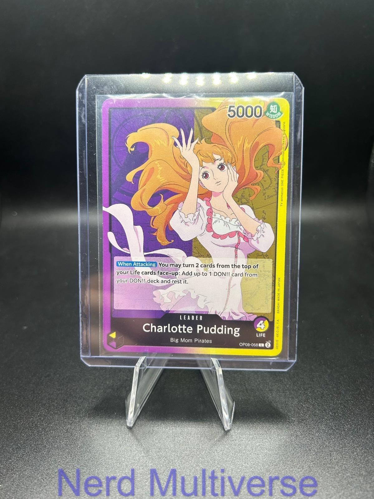 CHARLOTTE PUDDING (058) OP08-058 L TWO LEGENDS ONE PIECE NM/M