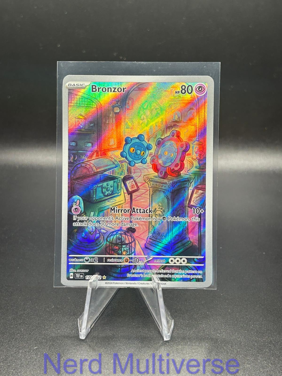 BRONZOR 170/162 IR TEMPORAL FORCES POKEMON HOLO NM/M