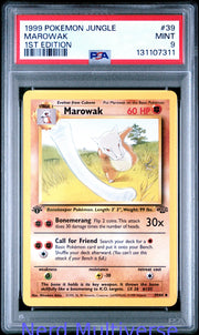 MAROWAK 39/64 1ST EDITION JUNGLE POKEMON PSA 9 311