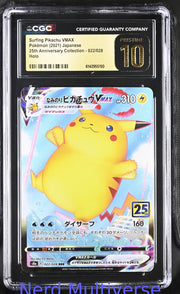 SURFING PIKACHU VMAX 022/028 HOLO POKEMON JAPANESE CGC 10 150