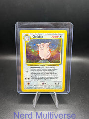 CLEFABLE 1/64 R JUNGLE POKEMON UNLIMITED HOLO LP