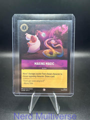 MAKING MAGIC 62/204 C AZURITE SEA LORCANA COLD FOIL NM/M