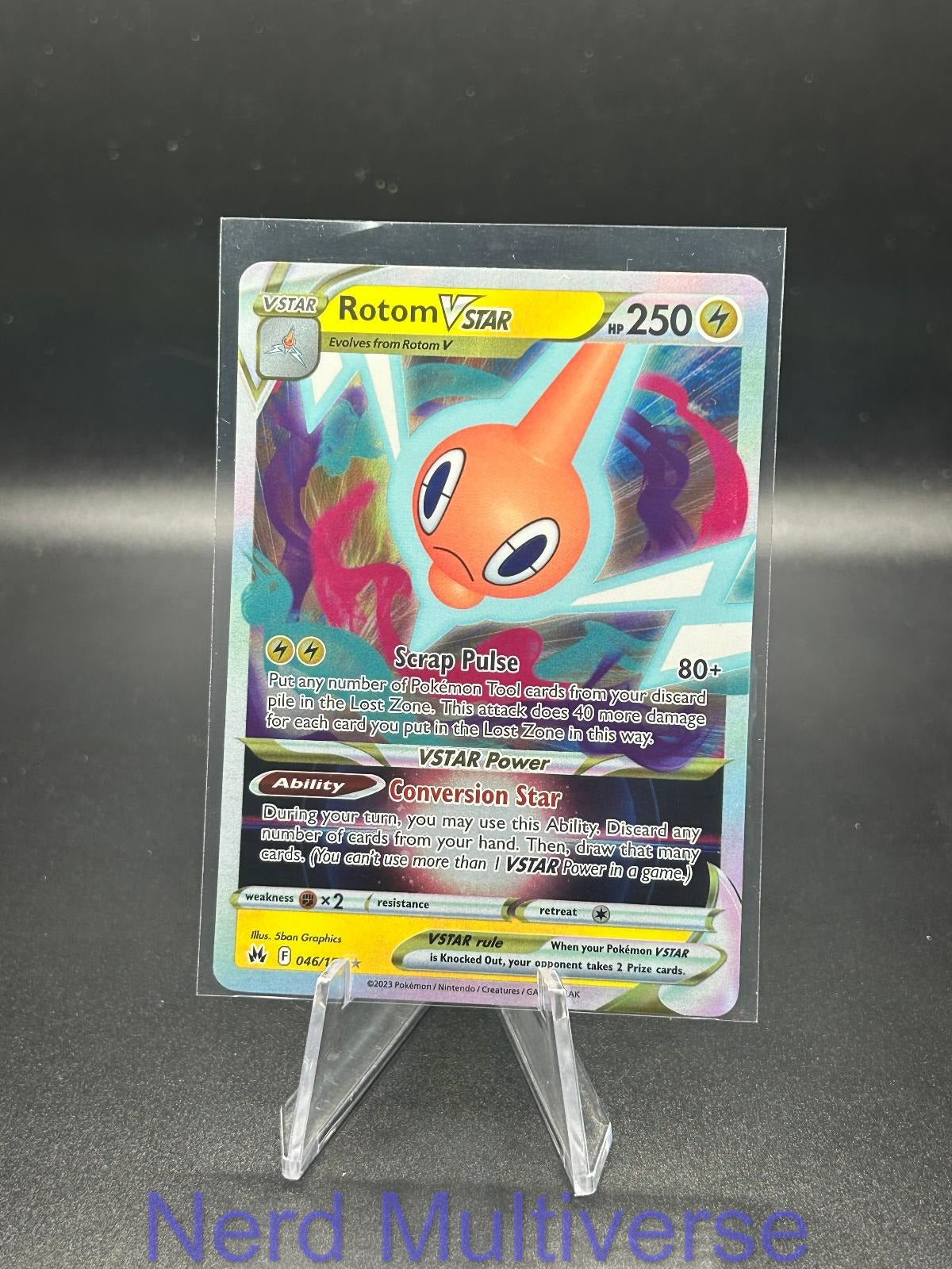 ROTOM VSTAR 046/159 HOLO UR CROWN ZENITH POKEMON NM/M