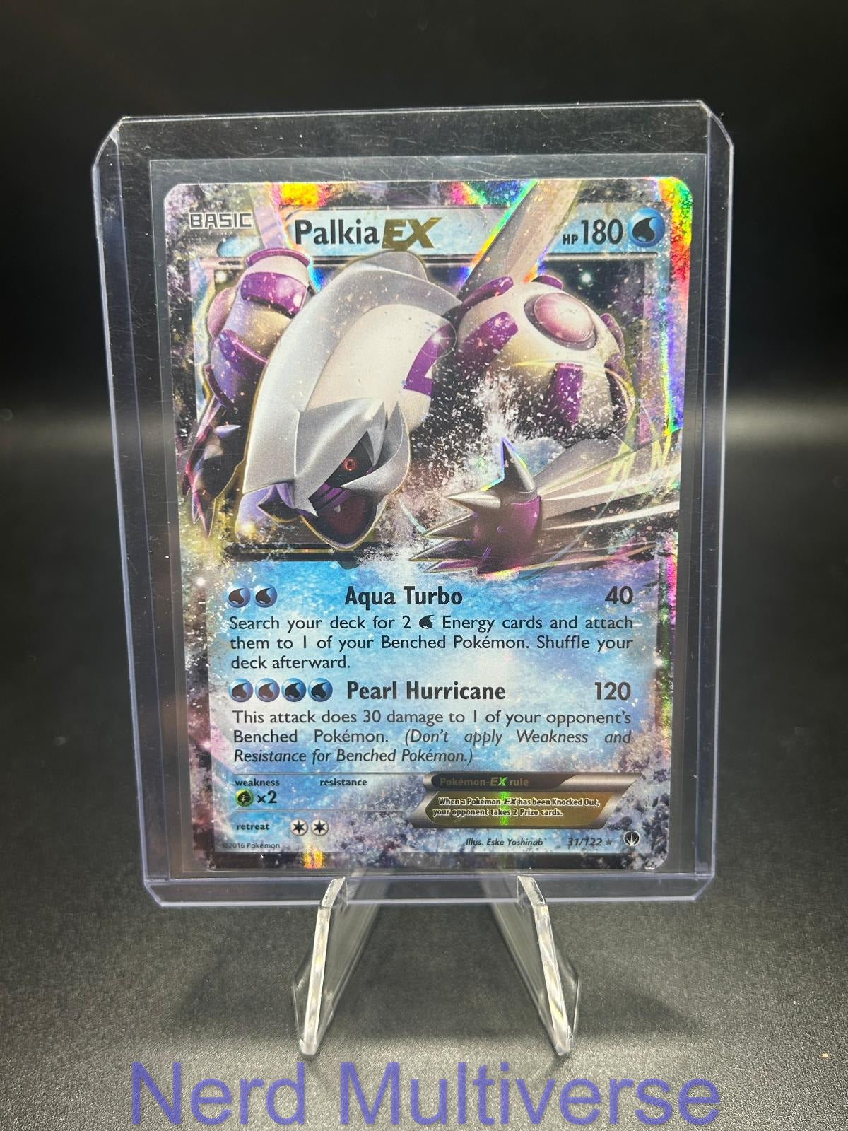 PALKIA EX 31/122 HOLO EX RARE BREAKPOINT POKEMON LP