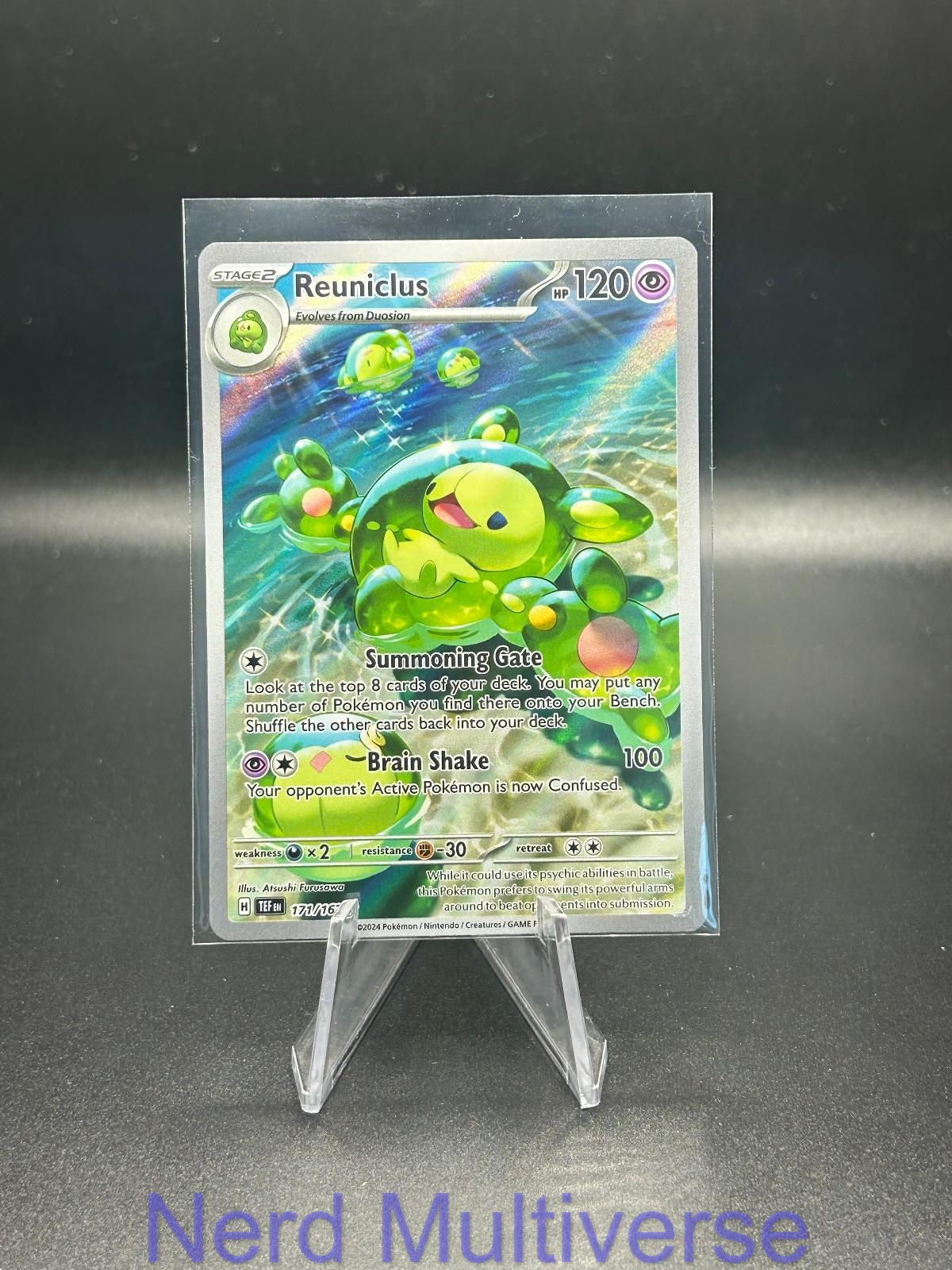 REUNICLUS 171/162 IR TEMPORAL FORCES POKEMON HOLO NM/M
