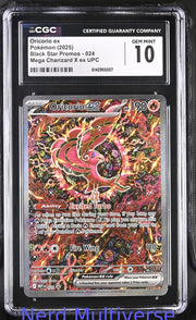 ORICORIO EX 024 MEGA CHARIZARD X UPC BLACK STAR PROMOS POKEMON CGC 10 007