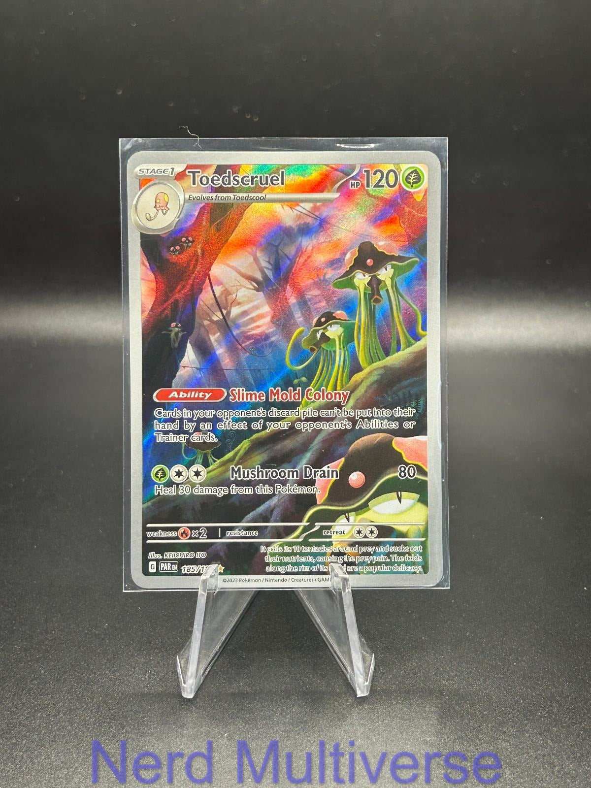 TOEDSCRUEL 185/182 IR PARADOX RIFT POKEMON HOLO NM/M