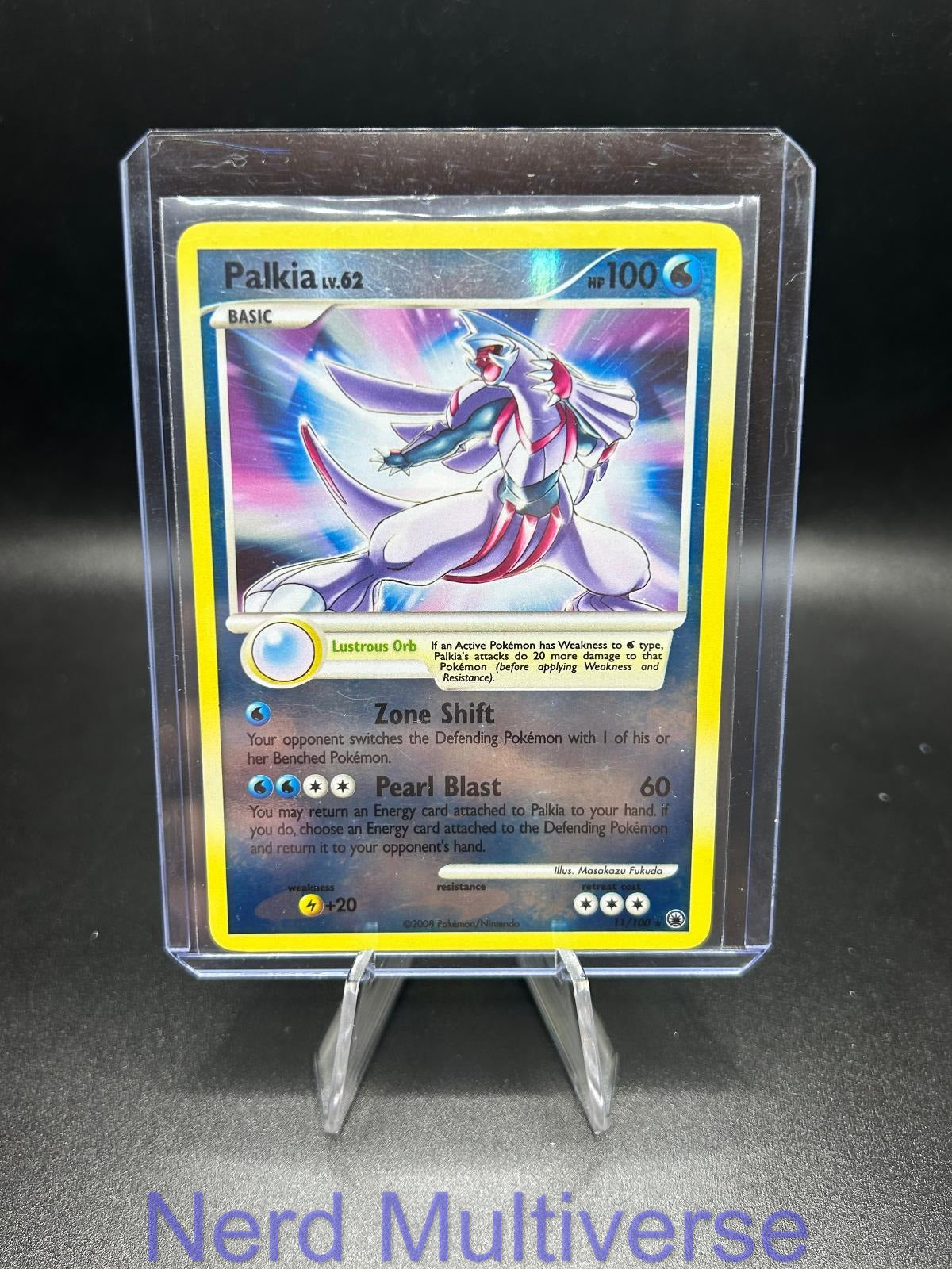 PALKIA 11/100 HOLO R MAJESTIC DAWN POKEMON LP